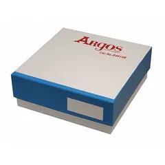 Cardboard freezer box with 5 1/4 in overall width, designed for organizing and protecting samples in laboratory freezers. Includes space for labeling. Compatible with ARGOS TECHNOLOGIES model RFS442A.