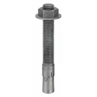 MKT FASTENING Wedge Anchor: 5 in Overall Lg, 5/8 in Dia, 5/8"-11 Thread Size, Steel, Steel, 5 PK (MPN 2858500)