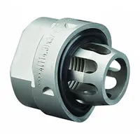 VIEGA MEGAPRESS Crimp Adapter Fitting: 2 in Pipe x 3/4 in Pipe Size, Press-fit x FNPT, Carbon Steel (MPN 26865)