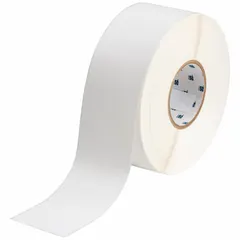 Continuous label roll made of autoclavable cryogenic polypropylene with matte finish. Roll length 100 ft. Compatible with J4000 printer series. Used for labeling equipment, vials, and samples subjected to extreme cold or steam sterilization in laboratory and industrial environments.