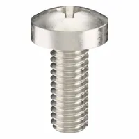 Machine Screw: M4x0.70 Thread Size, 10 mm Lg, 18-8, Stainless Steel, Plain, Pan, Phillips, 100 PK (MPN ZSCRW-258)