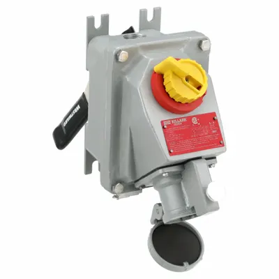 HUBBELL Mechanical Interlock: 600V AC, Three Phase, 30 A, 3 Pole - Hazardous Location Interlocks