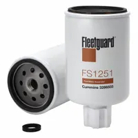 FLEETGUARD Automotive Fuel Filter: 12 13/16 in Overall Lg, 3 in Outside Dia, Diesel Fuel, Diesel (MPN FS1251)