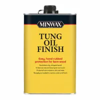 MINWAX Finish: Finish, Interior, Oil, 1 pt Container Size, Wood, Clear, Transparent, Tung Oil Finish (MPN 47500000)