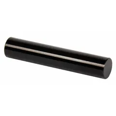 Steel plug and pin gauge with black oxide finish, 0.3850 in diameter, and 0.00020 in tolerance. Class ZZ no-go (minus) gauge used to verify that a hole diameter does not exceed the upper tolerance limit. Surface finish 10 microinch or better. Includes Certificate of Accuracy with NIST Traceability.