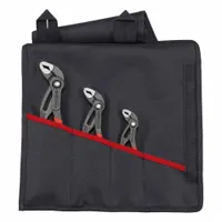 Tongue & Groove Plier Set: Curved, Push Button, 2 in_1 1/2 in_1 1/16 in Max Jaw Opening, Serrated (MPN 00 19 55 S8)