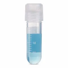 Polypropylene Cryogenic Vial, 2 mL, Round Bottom, External Thread, Sterile, Colorless, 3032-2-RB
