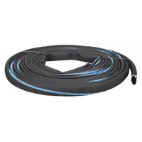 Water Discharge Hose: 2 in Hose Inside Dia., 100 ft Hose Lg, 125 psi, Black (MPN 20016808)