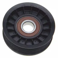 GATES Idler Pulley: Idler Pulley, 38009, V-Belt, Ribbed, Light Duty, 21/32 in Inside Dia, 1 Pulleys