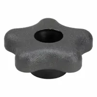 INNOVATIVE COMPONENTS Hand Knob: 5 Point, Plastic w/ Steel Thread, 5/16"-18 Thread, 2.27 in Dia (MPN GN5C----5SA--21)