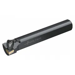 WALTER indexable boring bar designed for precision internal turning operations. It enlarges existing holes to exact diameters with consistent surface finish. Uses replaceable carbide inserts for cost-effective boring across various materials.