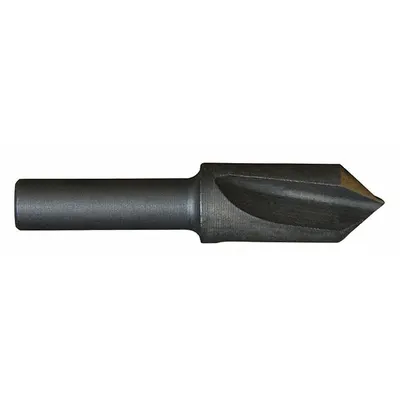 CLEVELAND Countersink: 60°, 1 Flute, 1/2 in Body Dia - Fast-Cutting Single-Flute Countersinks