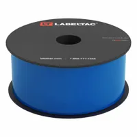 LabelTac Pro Model Standard Supply: 2 in x 150 ft, Vinyl, Blue (Gloss), Indoor/Outdoor (MPN LT207)