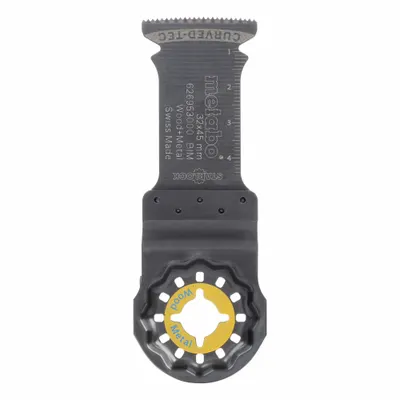 METABO Oscillating Tool Blade: 1 5/16 in Blade Wd, 1 5/8 in Overall Lg, Plunge Cutting - Starlock Mounted Blades