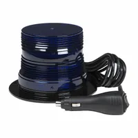 GROTE Flashing Beacon: Flashing Beacon, Blue, 5 1/8 in Overall Wd, 3 13/16 in Overall Ht, LED (MPN 78105)
