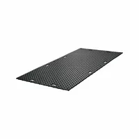 CHECKERS Composite Mat for Ground Protection: Rigid, 95 ton Load Capacity, 3 ft x 6 ft, 3 ft Wd (MPN MM36)