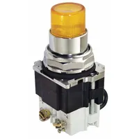 EATON Pilot Light: 30 mm Panel Mounting Size, Yellow, LED, 24 V AC/DC Max Volt Rating (Supply) (MPN 10250T297LYP24)