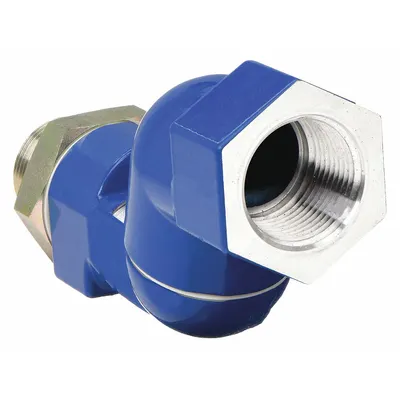 DORMONT Swivel Fitting: 1/2 in Male NPT Inlet Connection - Gas Connector Fittings