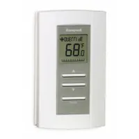 HONEYWELL VAV Thermostat: Heat and Cool, Auto and Manual, Heat-Cool-Off, Vertical, Rectangle, 24V AC (MPN TB7980B1005/U)