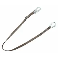 MSA Positioning Lanyard: Steel Snap Hook, Steel Snap Hook, 6 ft Lg, 310 lb Capacity, Adj Lg, OSHA (MPN 10201452)
