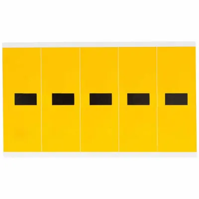 BRADY Punctuation Label: 3 7/8 in Character Ht, Indoor/Outdoor, Non-Reflective - Permanent Letters & Numbers