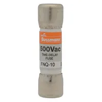 BUSSMANN Fuse: FNQ Series, Midget, Time-Delay, 5.6 A, 500 V AC, 13/32 in x 1 1/2 in, Non-Indicating (MPN FNQ-5-6/10)