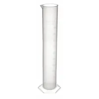 APPROVED VENDOR Graduated Cylinder: Polypropylene, 1 L, 33.8 fl oz, To Deliver (TD), Hexagon