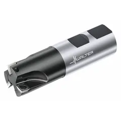 Indexable square-shoulder end mill with 32 mm diameter and W32 shank, accepting 03-size inserts with 09-length cutting edges. Designed for square shoulder milling in steel, stainless steel, and cast iron, producing precise 90° shoulders. Suitable for general machining, die/mold work, and medium-duty production runs.