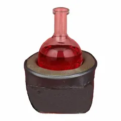 Fiberglass heating mantle for round-bottom flasks, rated 70 W maximum wattage and 482°C maximum temperature. Includes a 6 ft cord with NEMA 1-15 plug; controller required but not included. Suitable for uniform heating in distillation, extraction, and reflux procedures.
