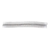 Cylinder Brush: 0.012 in Bristle Dia, 30 in Brush Face Lg, 30 in Overall Lg, Polyester, Natural (MPN CB6010FG)
