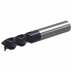 Carbide square end mill with TiAlN coating and 4-flute geometry. Mill diameter 5 mm, length of cut 13 mm, overall length 57 mm. Designed for fast cutting of steel and cast iron in milling operations.