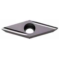This diamond indexable turning insert is designed for precision machining of non-ferrous materials such as aluminum alloys, plastics, and composites. It is suitable for turning, boring, and facing operations requiring fine finishing and consistent performance.