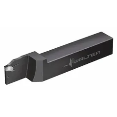 Indexable toolholder for parting-off and grooving operations in industrial metal cutting. Accepts indexable inserts for repeatable cuts on lathes and turning centers. Manufacturer part number 6530851.