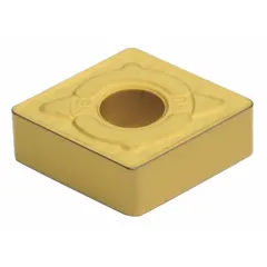 Diamond indexable turning insert for precision turning operations on hard materials. Designed for metalworking applications requiring high wear resistance and surface finish. Referenced as CNMG434EME and CNMG120416N-ME.