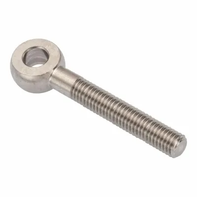 AMPG Fixed Rod End: Stainless Steel, Plain, 2 in Hole Center-to-End Lg - Stainless Steel Male Threaded Fixed Rod Ends