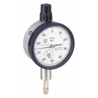 MITUTOYO Dial Indicator - Lug Back: 0 in to 0.25 in, Inch, Plunger - Continuous Reading Back Lug Dial Indicators
