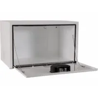 BUYERS PRODUCTS Underbody Truck Box: Underbody Truck Box, Single Drop-Down Door Door, White, Steel (MPN 1702200)