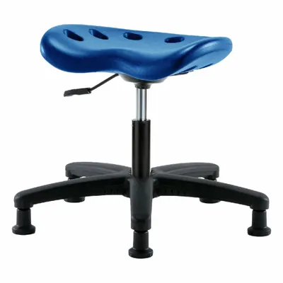 OEM Tractor Stool: Polyurethane, Ht Range 16 in to 21 in, 17 in Seat Wd, 14 in Seat Dp - Polyurethane Lab Stools