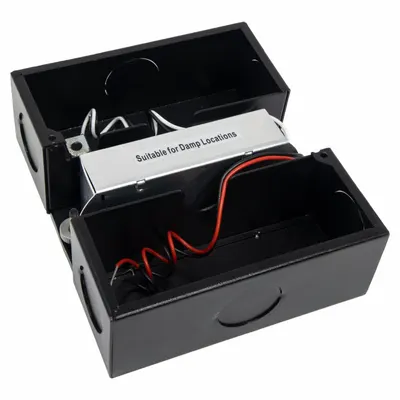 DIODE LED Junction Box and Driver Combo: 60 W Power Output, 120V AC, 24V DC, 5 1/2 in Lg - Tape & Linear Light Power Supplies
