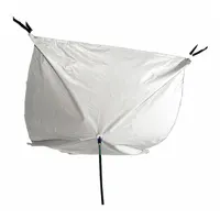 PIG Leak Diverter Tarp: 5 ft Lg, 5 ft Wd, Straps Leak Diverter Mounting, Polyester/PVC, Gray (MPN TLS462-GY)