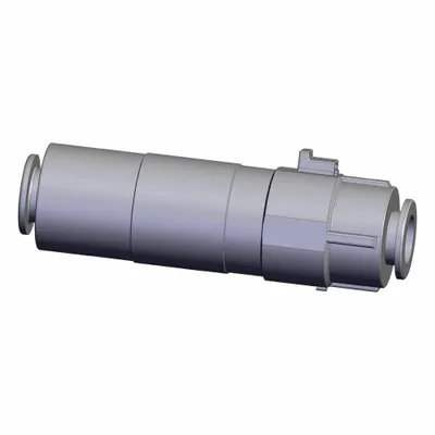 SMC In-Line Air Filter: ZF, 12 mm Inlet, Push-to-Connect, -100 kPa to 1 MPa - In-Line Vacuum Suction Filters