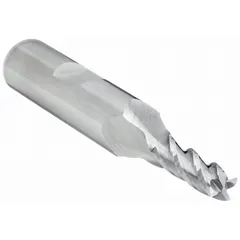 This CLEVELAND square end mill is made from high-speed steel with 4 flutes, a 4 mm cutting diameter, 1/2" length of cut, and 60.32 mm overall length. Designed for general-purpose milling, slotting, and profiling in ferrous and non-ferrous materials.