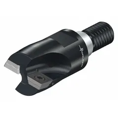 Indexable square-shoulder end mill for producing precise 90° shoulders in steel, stainless steel, and cast iron. Features a 16 mm diameter, 2 inserts, and T14 geometry for reliable chip control under stable machining conditions.