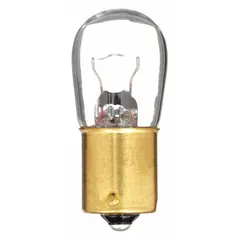 APPROVED VENDOR 1003-2PK BA15s Single-Contact Bayonet Base Lamp, 12.8V AC, B6 Bulb Shape, White