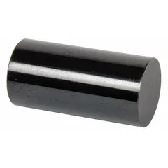 Steel plug gauge with black oxide finish, 0.9860 inch diameter, Class ZZ Go (Plus) tolerance of 0.00020 inches. Used to verify minimum acceptable hole diameters in precision machining and quality inspection.
