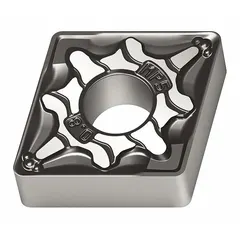 Diamond indexable turning insert with CNMG geometry, MP5 chipbreaker, and WKK10S grade. Used for precision turning, facing, and profiling of non-ferrous metals, composites, and abrasive materials.
