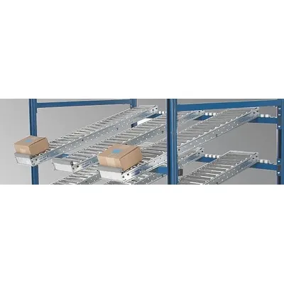 PRO-LINE Flow Racking Additional Tier: 60 in Overall Wd, 48 in Overall Dp, Gray - Shelves for Workbenches