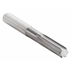 This straight-flute solid carbide chucking reamer is designed for precision hole finishing in metalworking. It creates smooth, accurate bores in materials such as steel, cast iron, and non-ferrous alloys. The carbide construction provides wear resistance for extended tool life in toolroom, job shop, and production line applications.