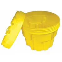 ULTRATECH Overpack Drum: LDPE, 20 gal, Screw-On Lid, Unlined/No Interior Coating, Polyethylene (MPN 0587)