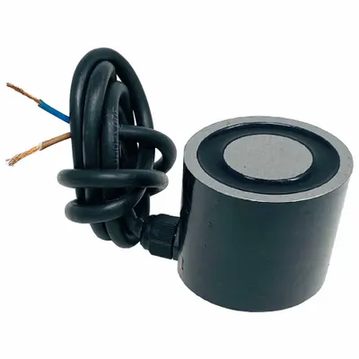 MAG-MATE Electromagnetic Lift: Continuous Duty, Round Magnet, 200 lb Max Load Capacity - Concentrated-Power Round Electromagnets